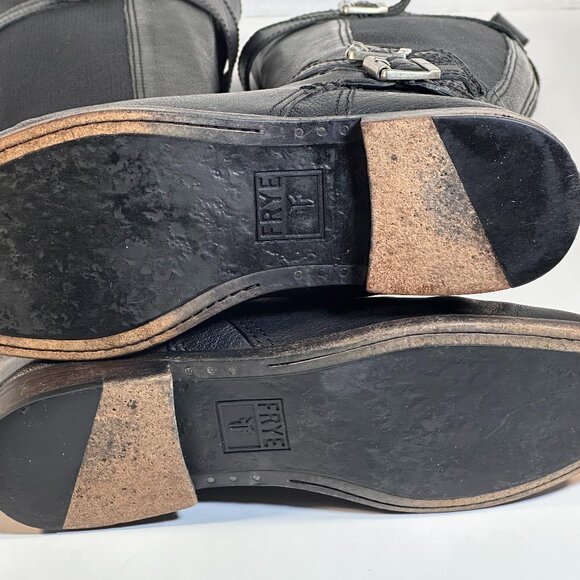 Frye Tall Black Boots Women's size 7 - Picture 6 of 16